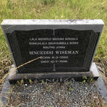 NINGIZA Mncedisi Wiseman 1962-1996