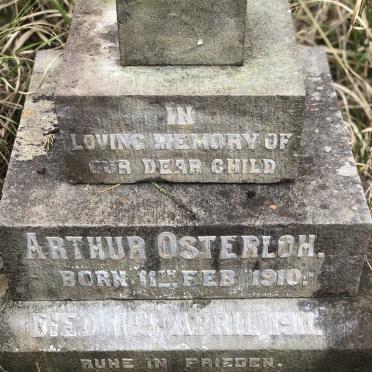 OSTERLOH Arthur 1910-1911