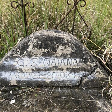 QAIANA G.S. 1923-2008