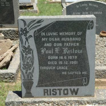RISTOW Paul F. 1878-1961