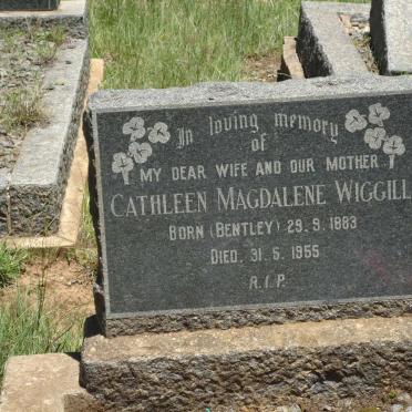 WIGGILL Cathleen Magdalene nee BENTLEY 1883-1955