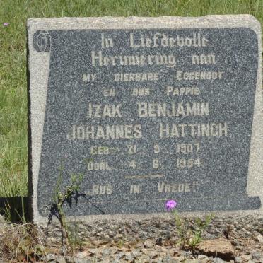 HATTINGH Izak Benjamin Johannes 1907-1954