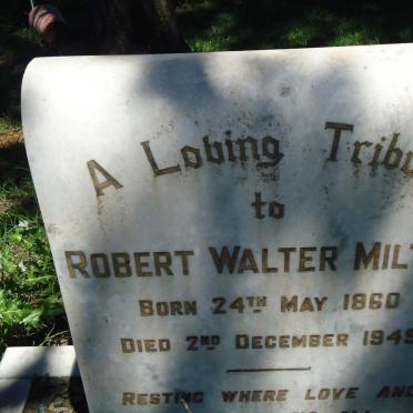 MILTON Robert Walter 1860-1949