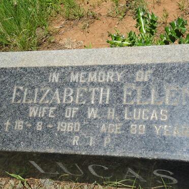 LUCAS Elizabeth Ellen -1960