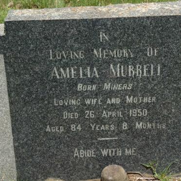 MURRELL Amelia nee MINERS -1950