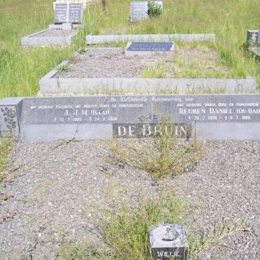 BRUIN Reuben Daniel, de 1908-1989 &amp; A.J.M. 1909-1988