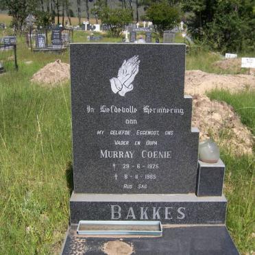 BAKKES Murray Coenie 1925-1985