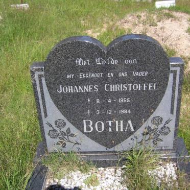 BOTHA Johannes Christoffel 1955-1984