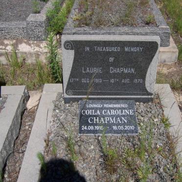 CHAPMAN Laurie 1913-1970 &amp; Coila Caroline 1918-2010