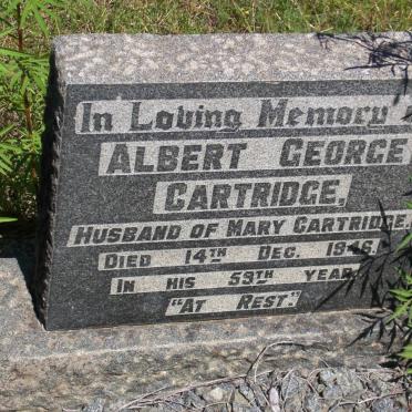 CARTRIDGE Albert George -1946