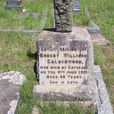 CALDERWOOD Robert William -1921 &amp; Ellen Janet HANCOCK -1924