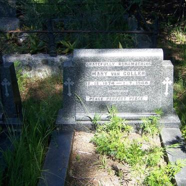 COLLER Mary, van 1874-1944