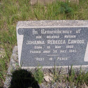 CAWOOD Johanna Rebecca 1866-1945