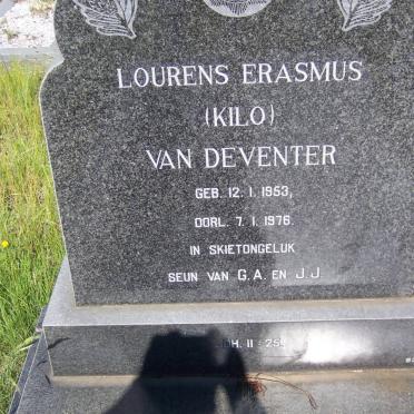 DEVENTER Lourens Erasmus, van 1953-1976