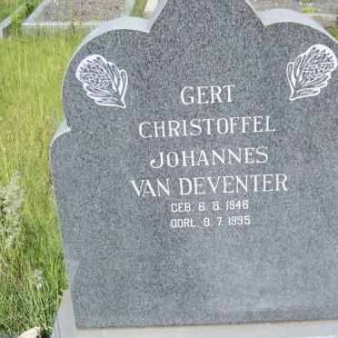 DEVENTER Gert Christoffel Johannes, van 1946-1995