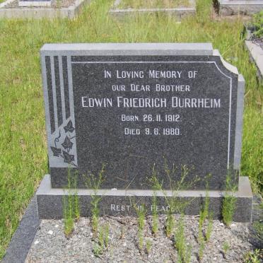 DURRHEIM Edwin Friedrich 1912-1980