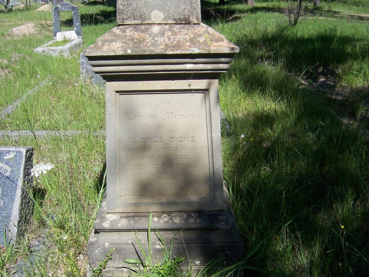 DICKS James 1832-1890
