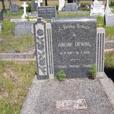 DEWING Archie 1891-1959