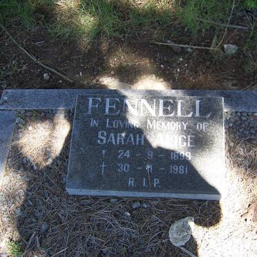 FENNELL Sarah Alice 1899-1981