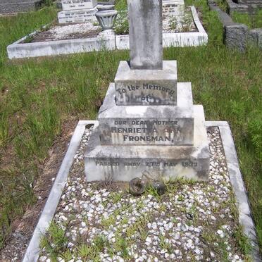 FRONEMAN Henrietta Ann -1933