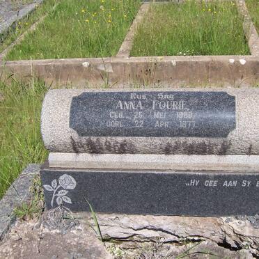 FOURIE Anna 1889-1977