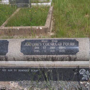 FOURIE Johannes Coenraad 1884-1958 &amp; Anna 1889-1977