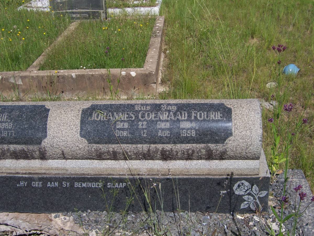 FOURIE Johannes Coenraad 1884-1958 &amp; Anna 1889-1977