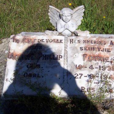 FOURIE Andre Phillip 1939-1940