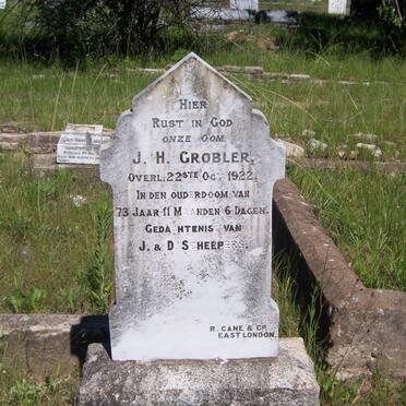 GROBLER J.H. -1922