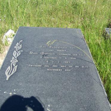 GOUWS Nan formerly CALA nee HATTINGH 1908-1987