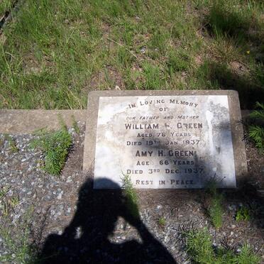 GREEN William H. -1937 &amp; Amy H. -1937