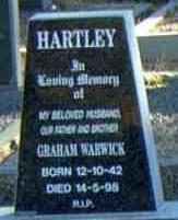 HARTLEY Graham Warwick 1942-1998