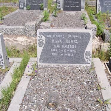 HOLMES Minna nee HALSTED 1899-1968