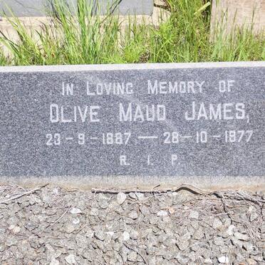 JAMES Robert Justin 1887-1970 &amp; Olive Maud 1887-1977