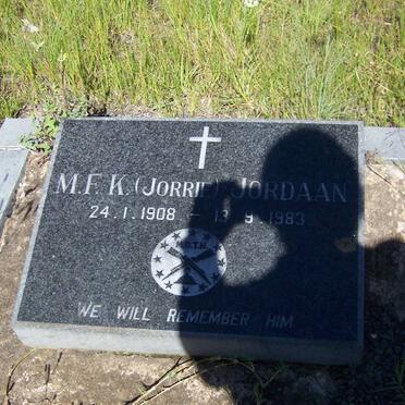 JORDAAN M.F.K. 1908-1983