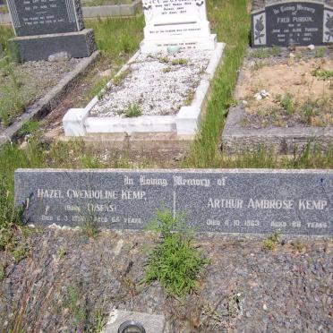 KEMP Arthur Ambrose -1963 &amp; Hazel Gwendoline -1956