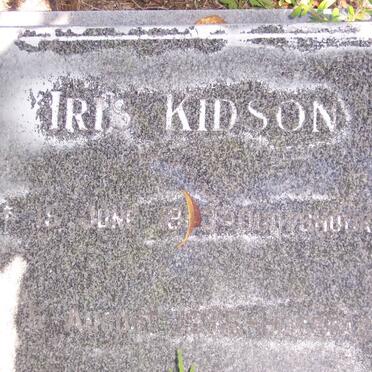KIDSON Iris 1903-1995