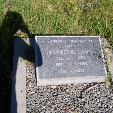 LANGE Johannes, de 1902-1966