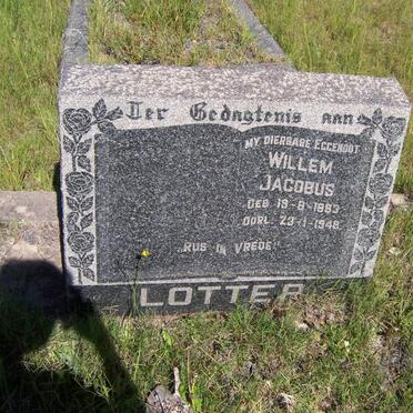 LOTTER Willem Jacobus 1883-1948
