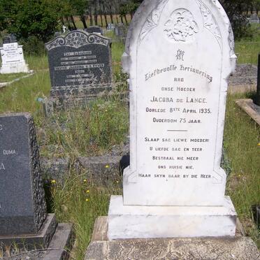 LANGE Jacoba, de -1935