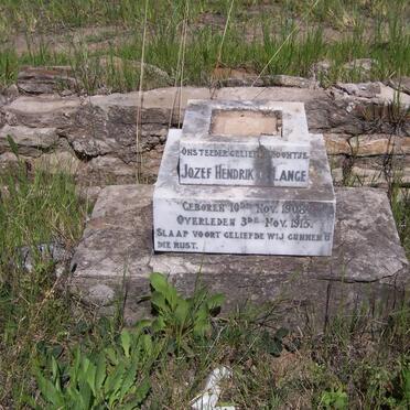 LANGE Jozef Hendrik, de1908-1915