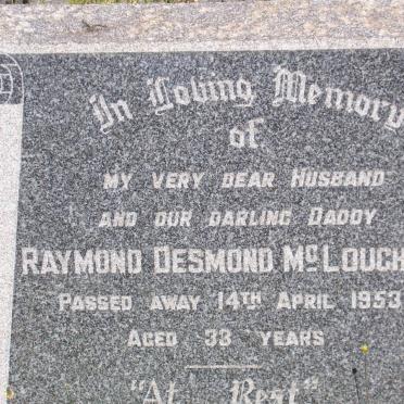 McLOUGHLIN Raymond Desmond -1953