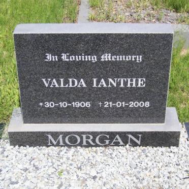 MORGAN Valda Lanthe 1906-2008