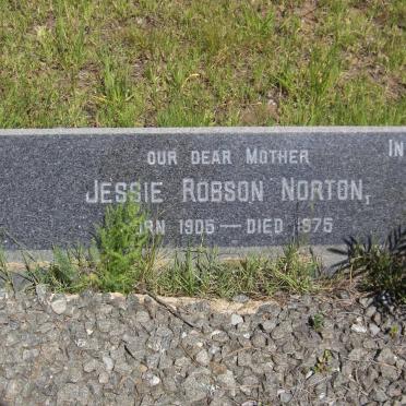 NORTON Gideon Jacobus 1904-1972 &amp; Jessie Robson 1905-1975