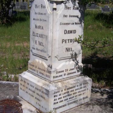 NEL Dawid Petrus 1881-1948 &amp; Maria Elizabeth H. nee OOSTHUIZEN 1886-1985