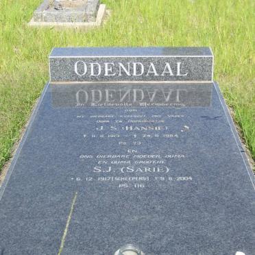 ODENDAAL J.S. 1915-1994  S.J. SCHEEPERS 1917-2004