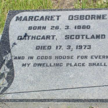OSBORNE Margaret 1880-1973