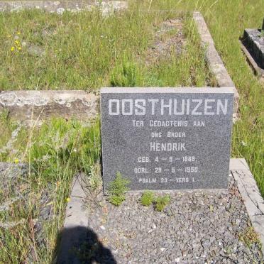 OOSTHUIZEN Hendrik 1888-1950