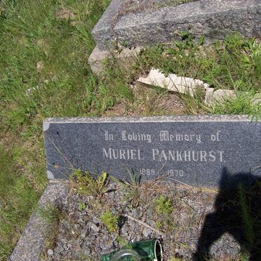 PANKHURST Muriel 1889-1970