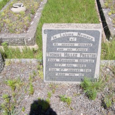PRESTON Thomas Miller 1880-1941 &amp; Blanche Ruth PEDLAR 1883-1952